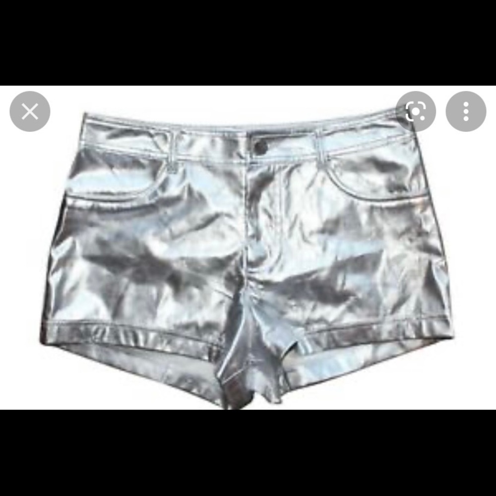 Forever21 silver shorts